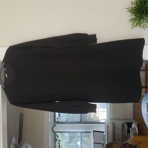 Tahari black a-line dress